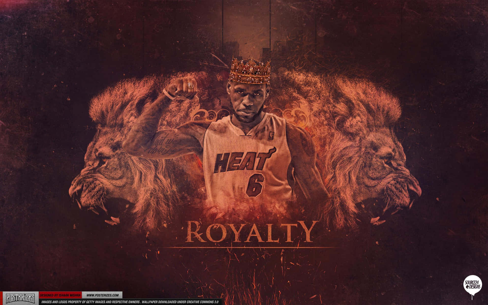 King Lebron James Wallpaper