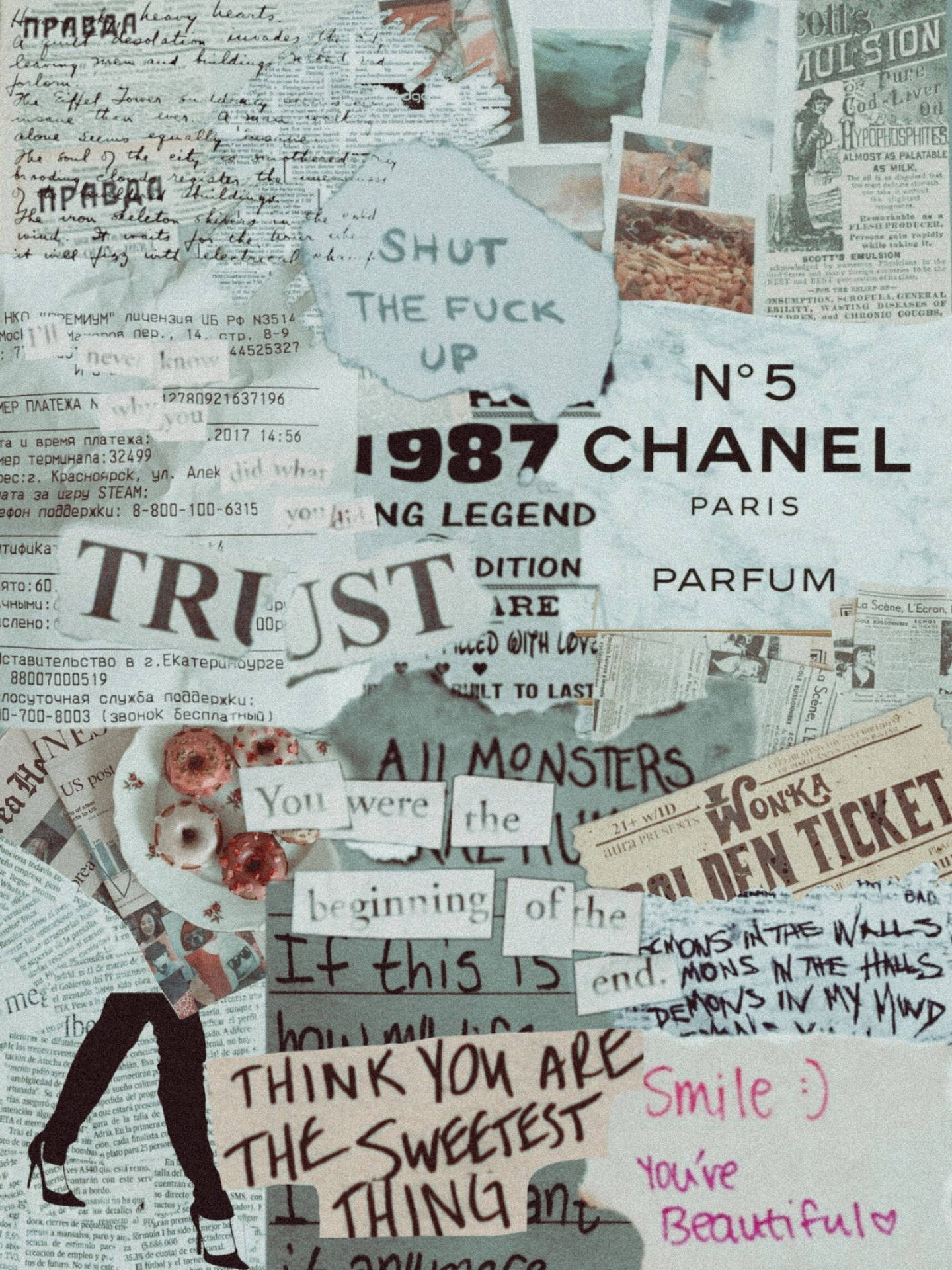 Newspaper Aesthetic Wallpaper