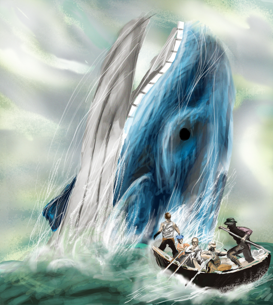 Moby Dick With A Wailord By Darren1993