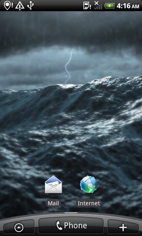 Sea Storm Live Wallpaper Screenshot