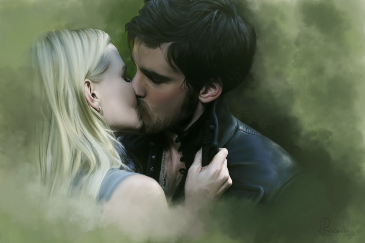 Free download OUAT kiss Emma and Hook by Phoenixa86 1280x853