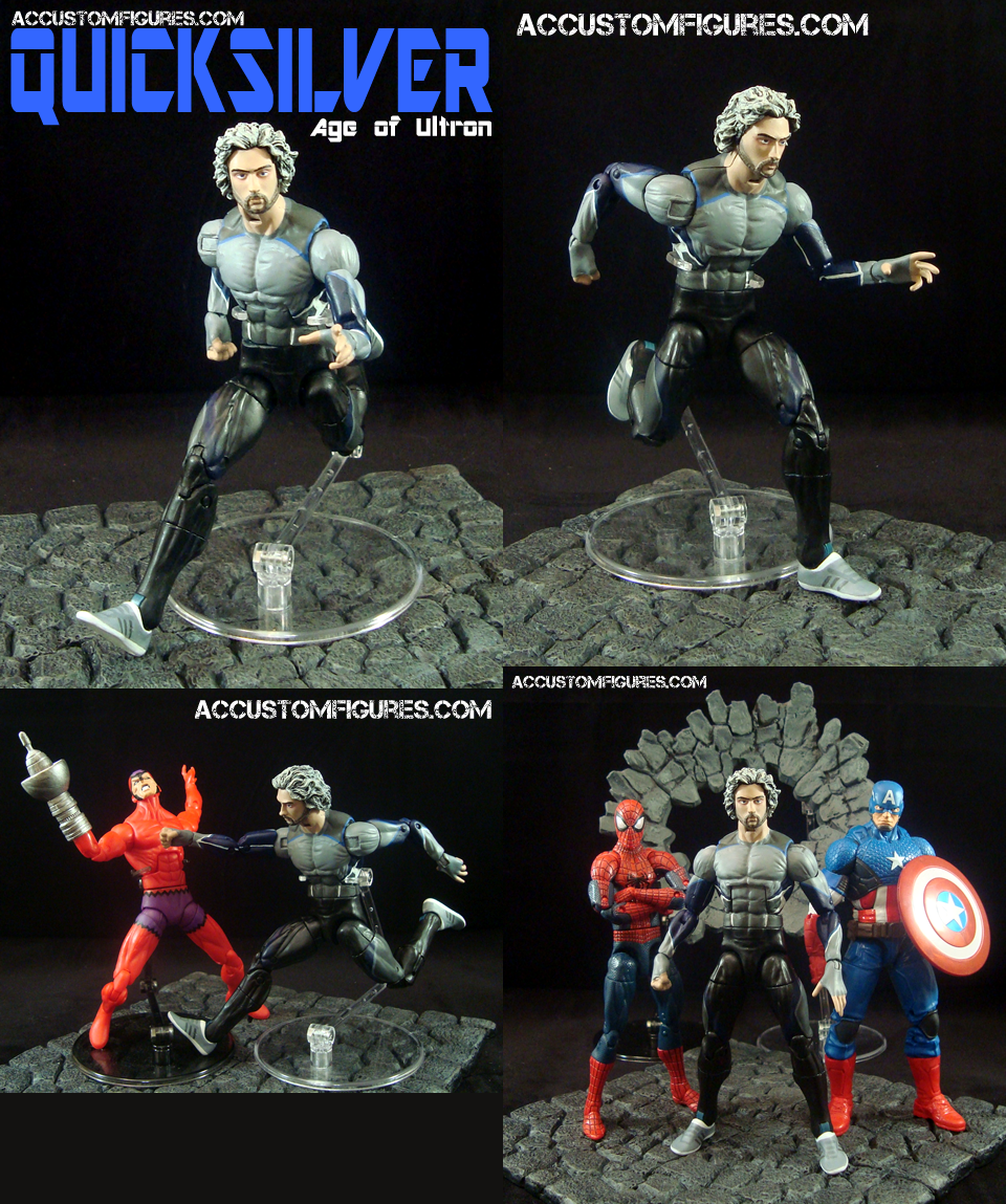 Quicksilver Avengers Age Of Ultron Custom Figure By