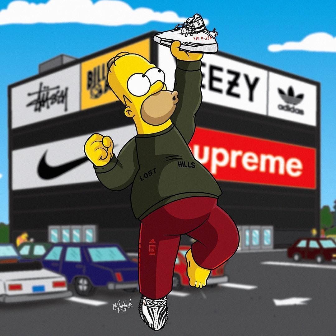 Supreme Bart Simpson Wallpaper Top