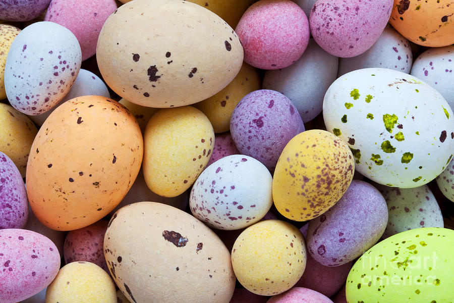 Speckled Candy Covered Chocolate Easter Eggs By Richard Thomas