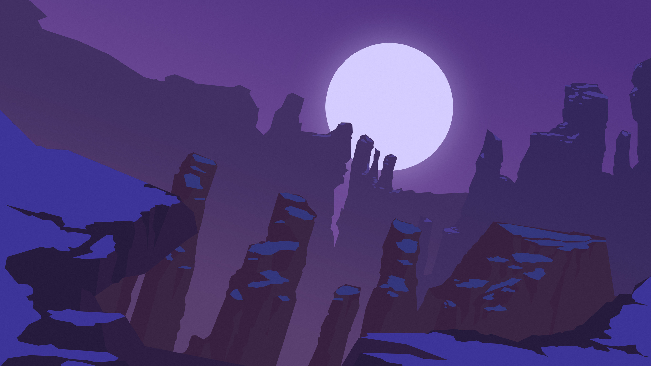 Canyon Minimalism 4k 1440p Resolution HD Wallpaper