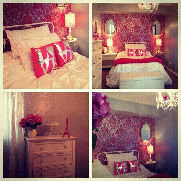 sparkle wallpaper bedroom