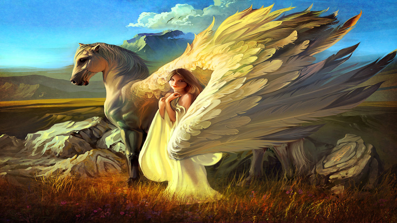 Unicorn Pegasus Wallpaper HD HDwallsize