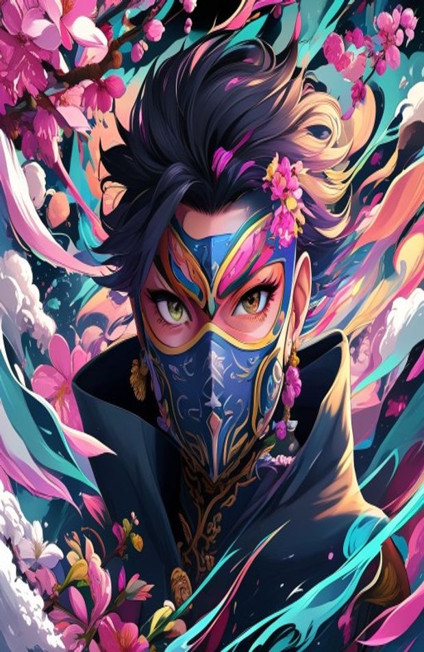 Anime With Mask Wallpaper