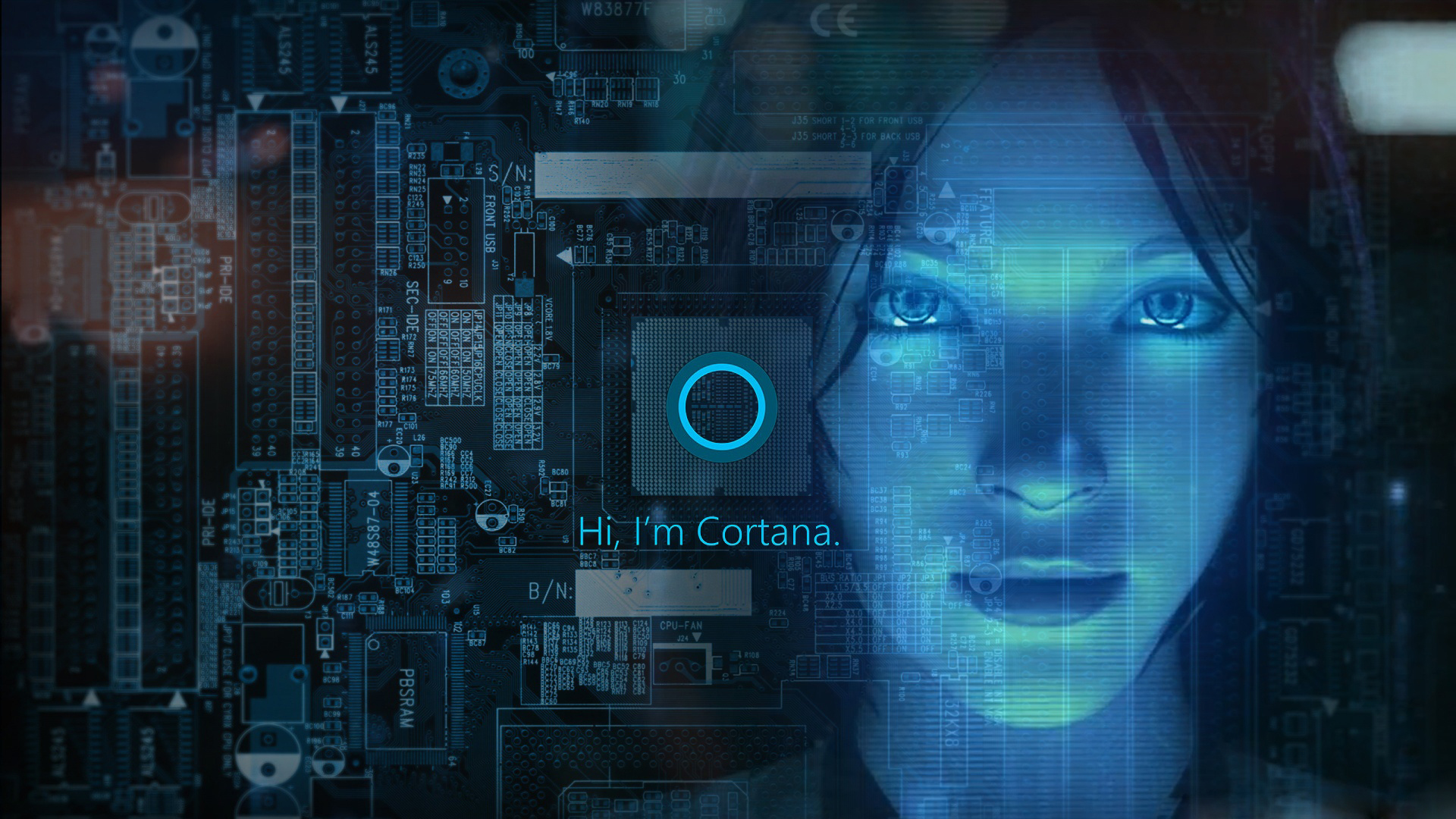 Cortana Halo Images   Windows Phone Voice Hi Im Cortana wallpaper