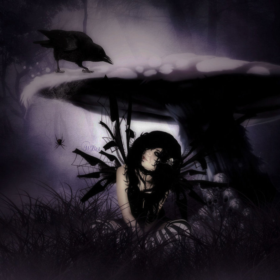 Gothic Fairy By Wickedbutterflly