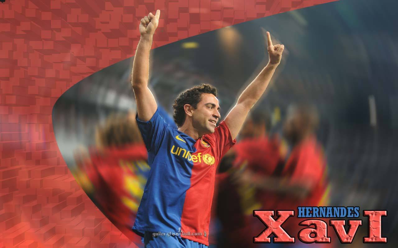 Xavi Fc Barcelona Wallpaper