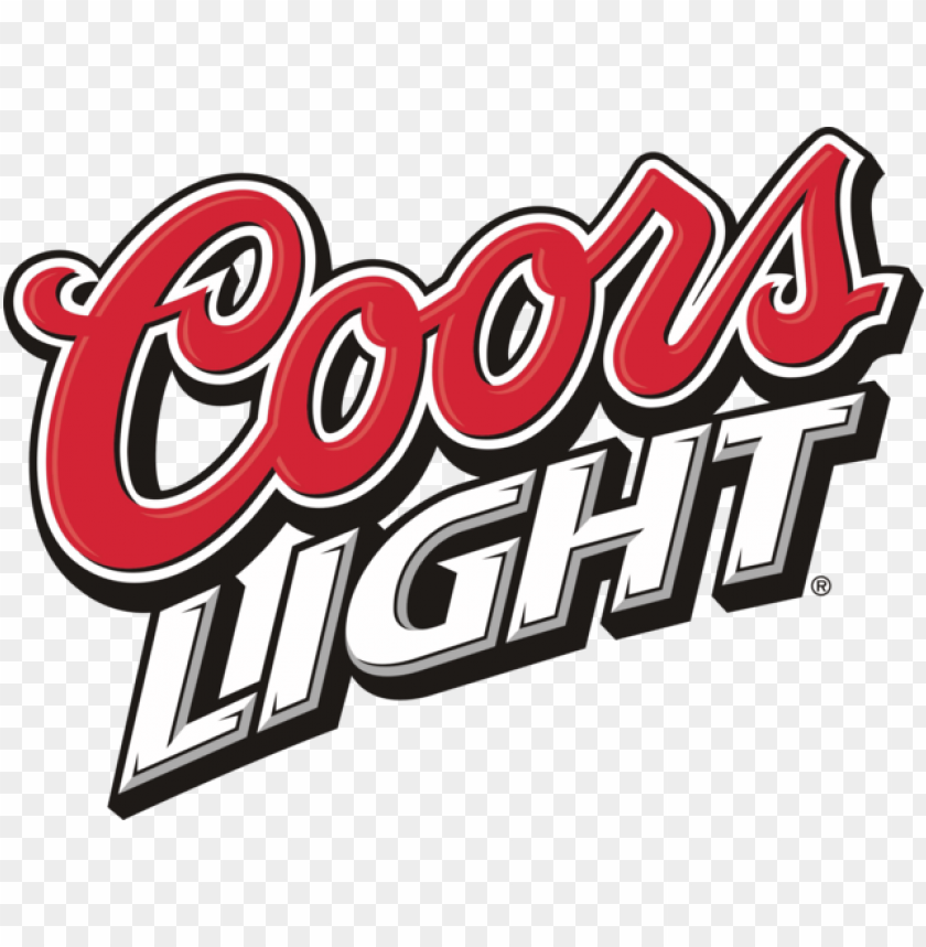 Black And Tan Coors Light Logo Transparent Png Image With