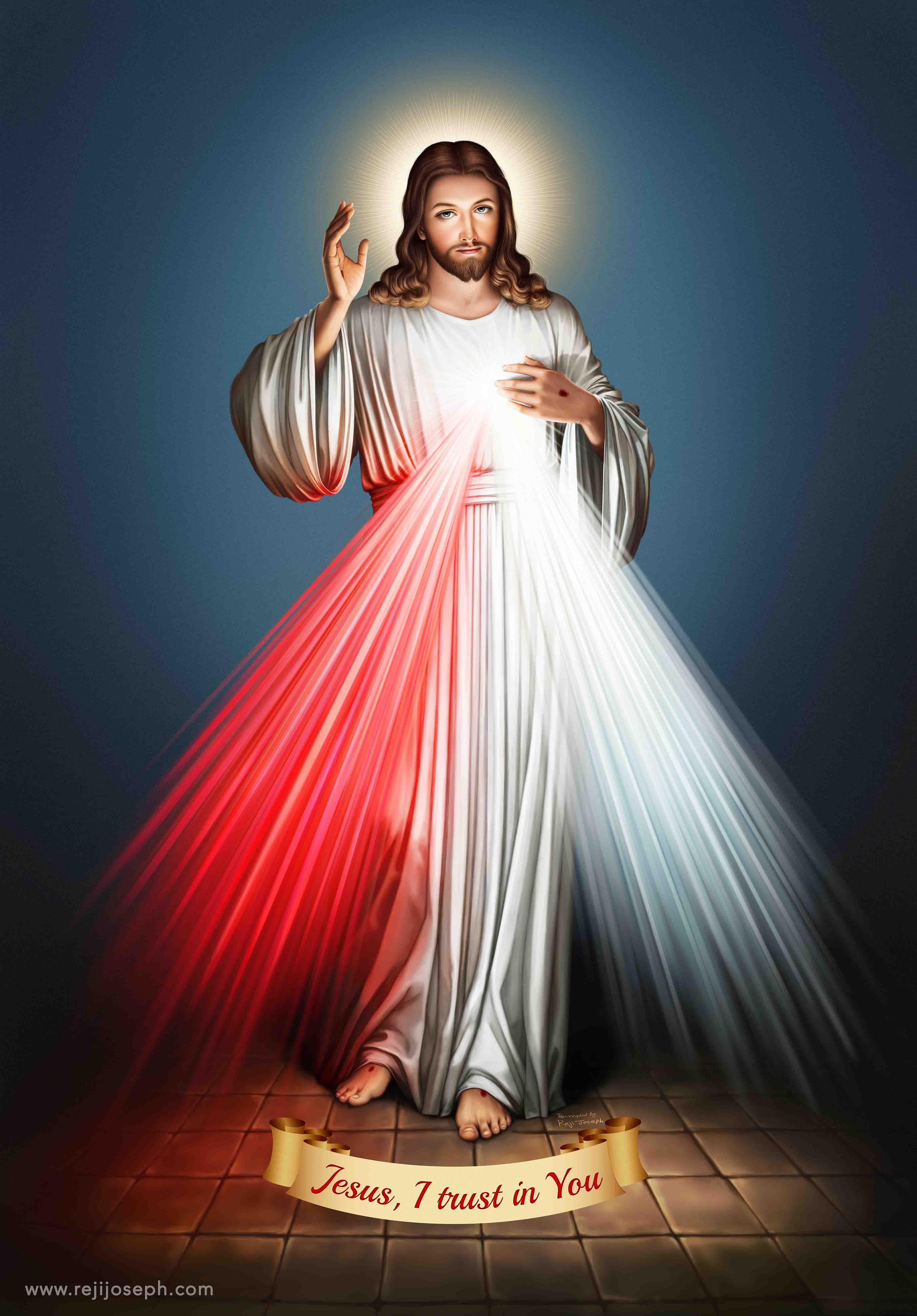 Divine Mercy Image Mobile Wallpaper B Mb Amen