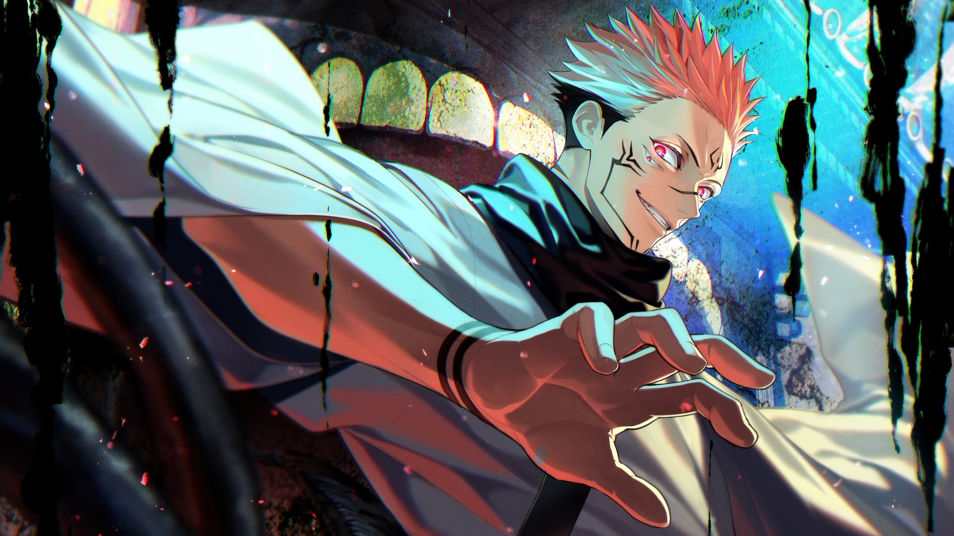 Sukuna In Action Wallpaper