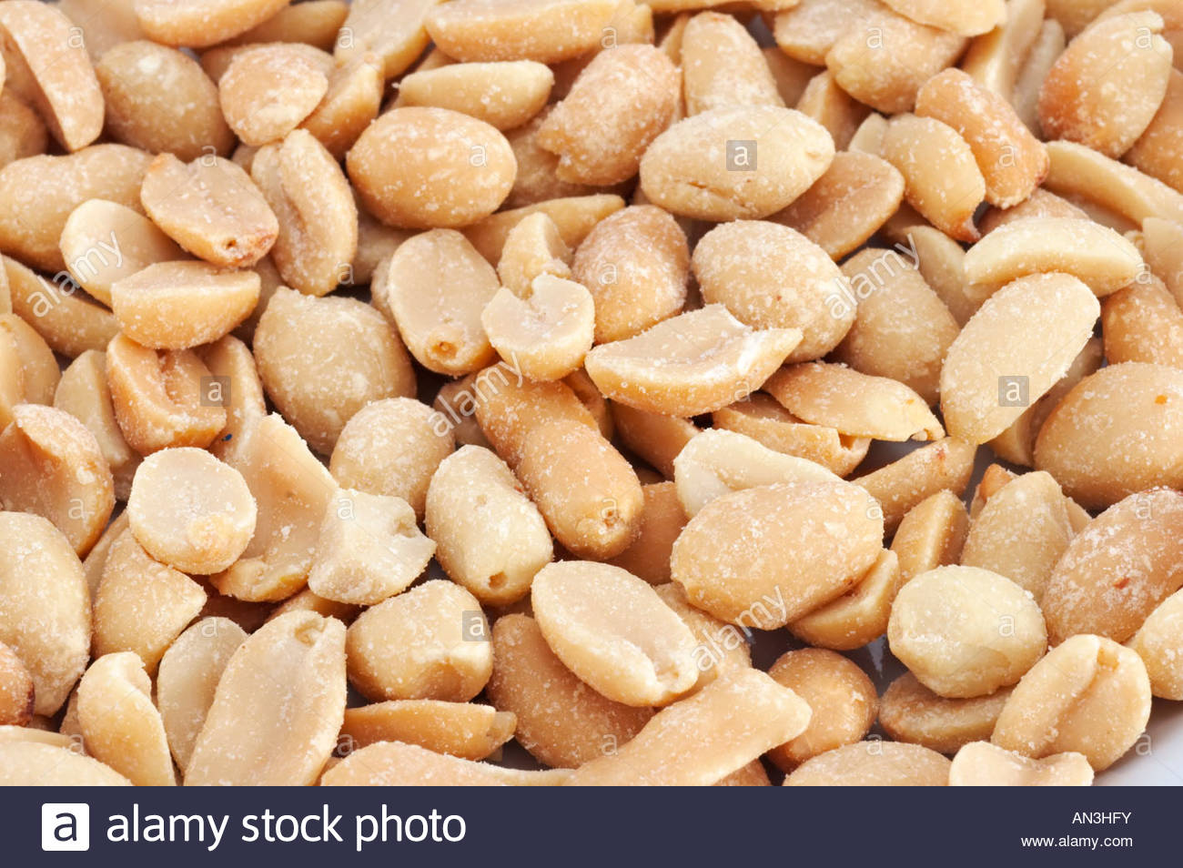 Salty Peanut For A Beer Taste Background Stock Photo