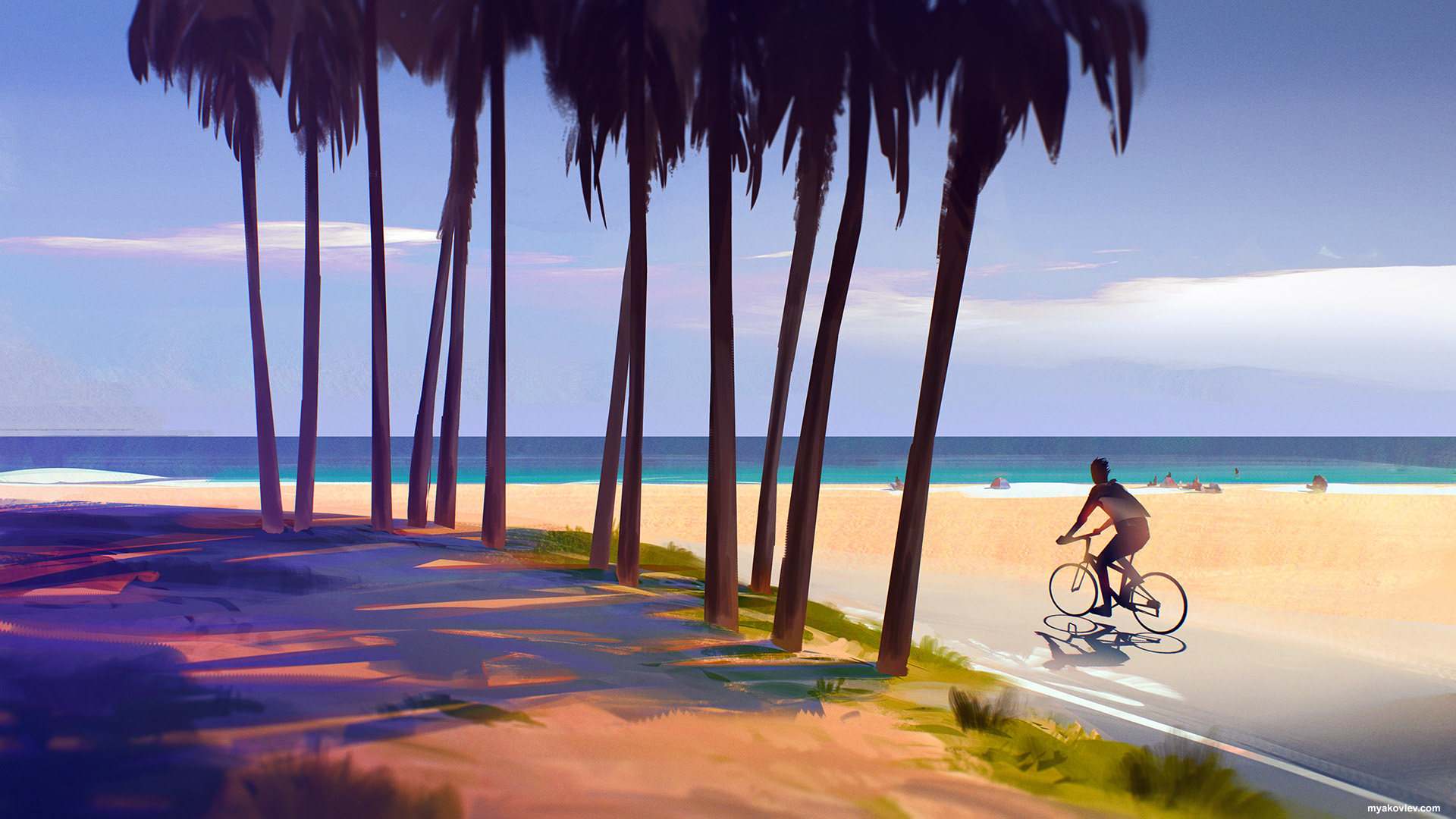 Beach Ride By Yakovlevart On Newgrounds