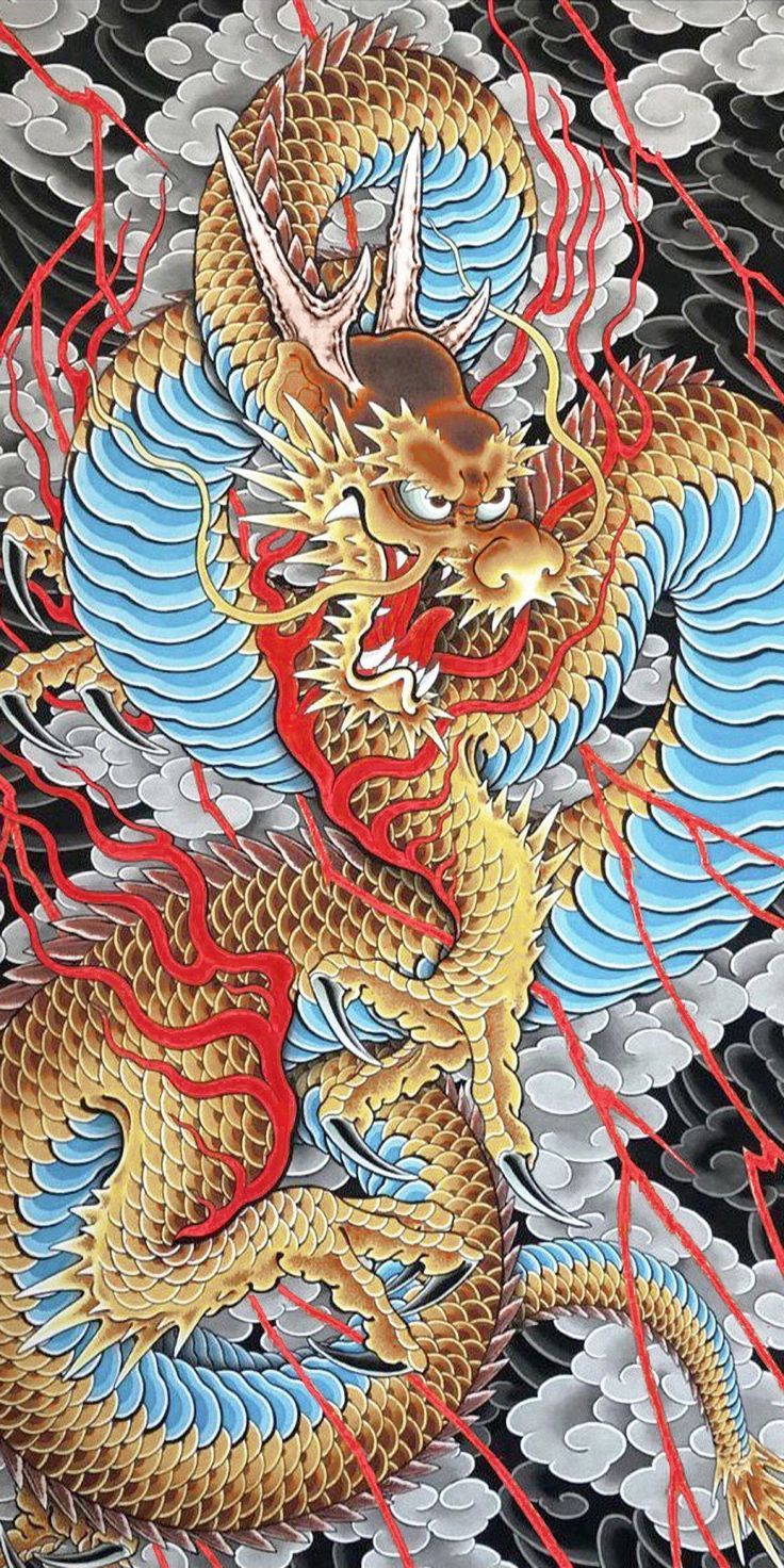 Chinese Dragon Tattoo Wallpaper