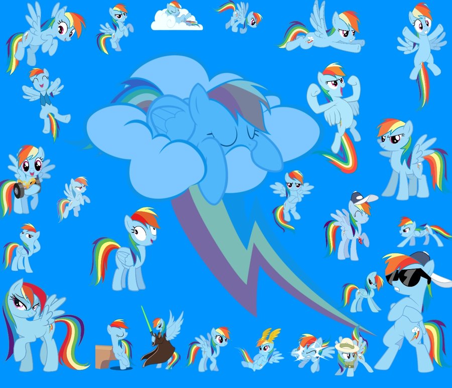 My Little Pony Rainbow Dash Wallpaper By Wheatleyfangirl
