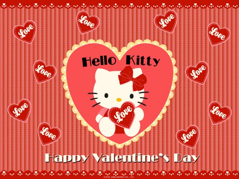 Hello Kitty Valentines Day Wallpaper Hot HD