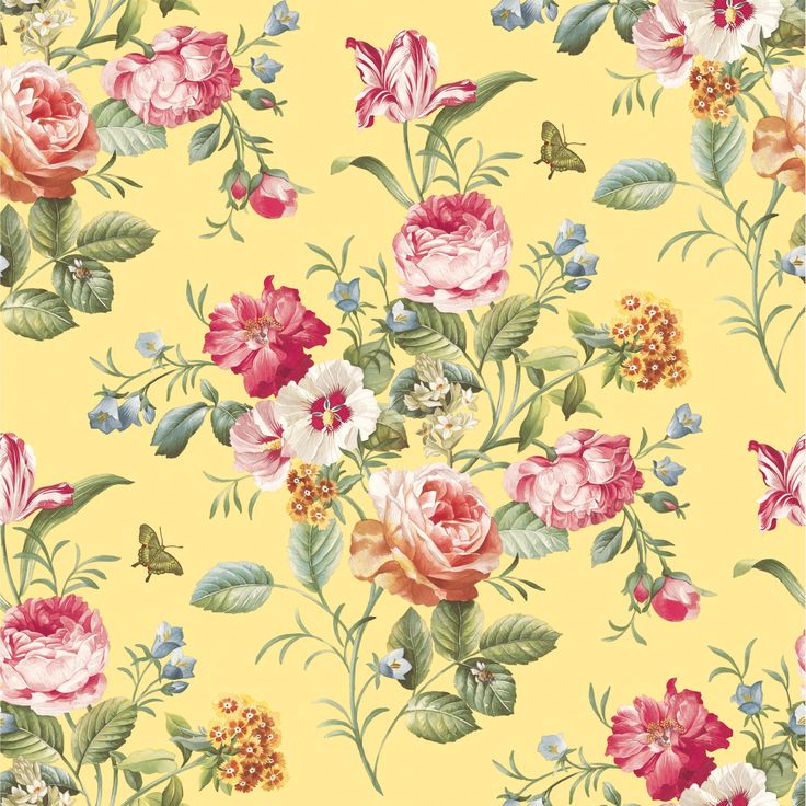 cabbage rose wallpaper   Google Search retalls i patchwork Pinter
