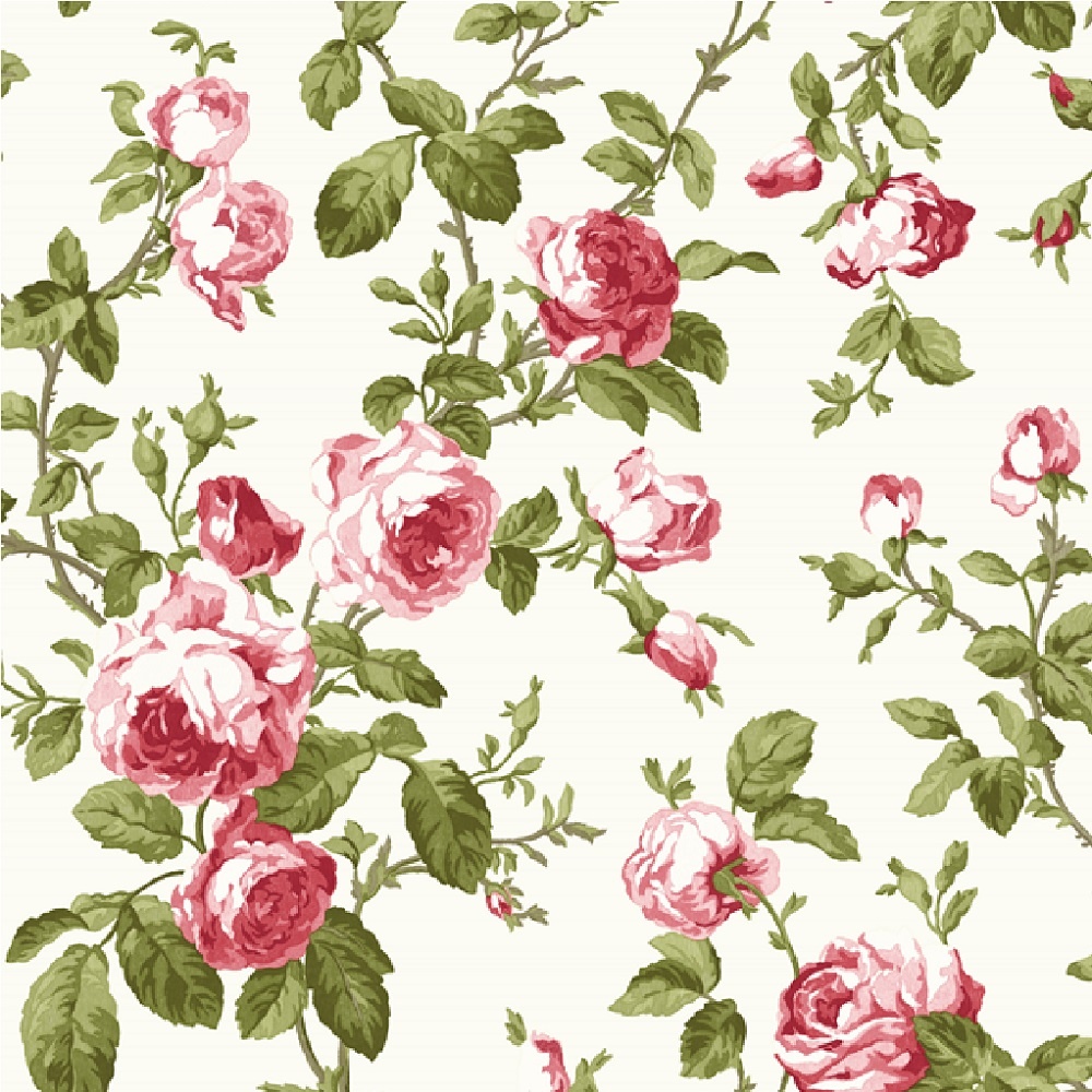 Fine Decor Heritage Large Floral Rose Flower Wallpaper Fd40171