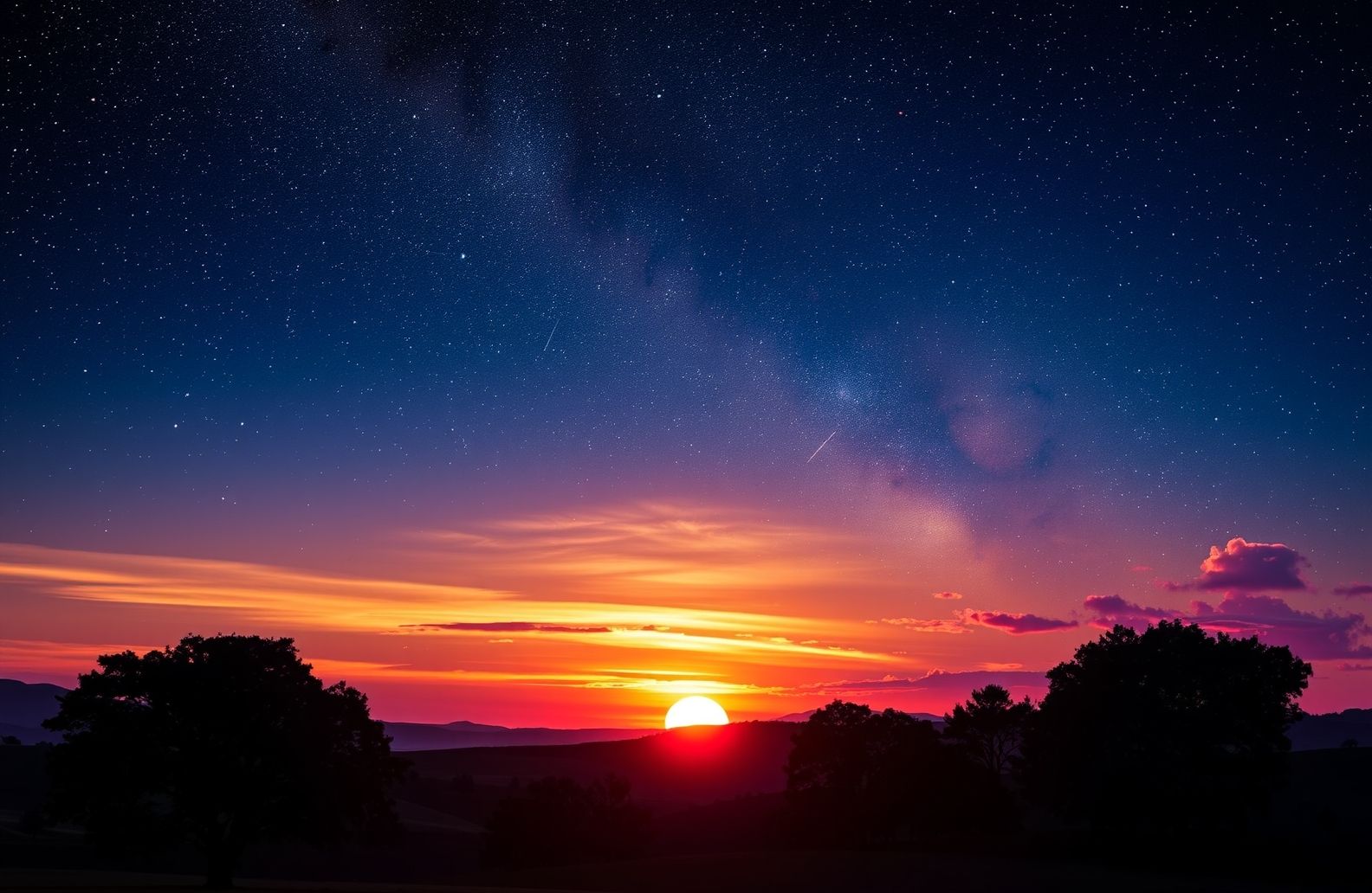 Day And Night Wallpaper