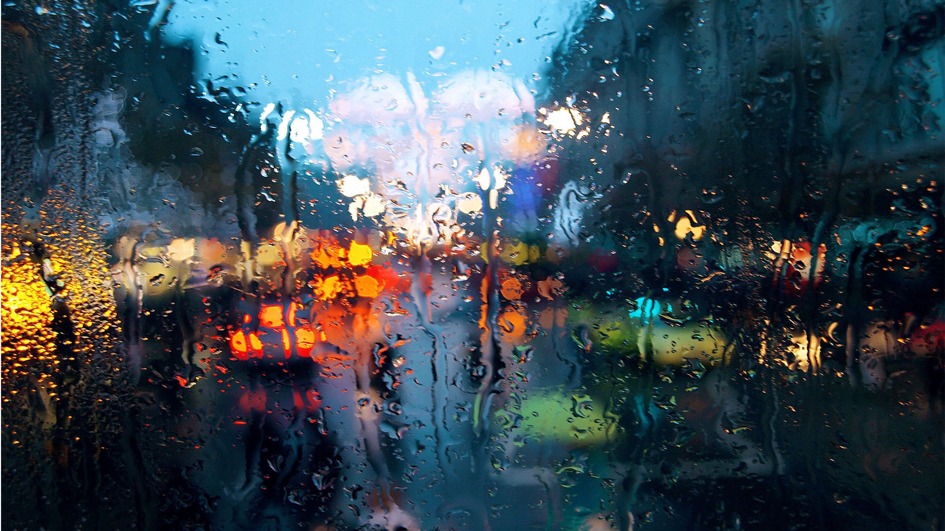 Rain City HD Wallpaper Background Image