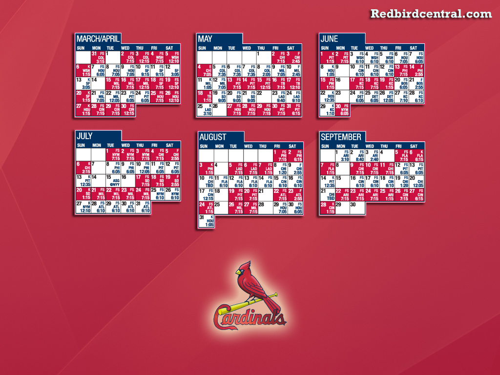 St Louis Cardinals Wallpaper Schedule Aqua Cardinal