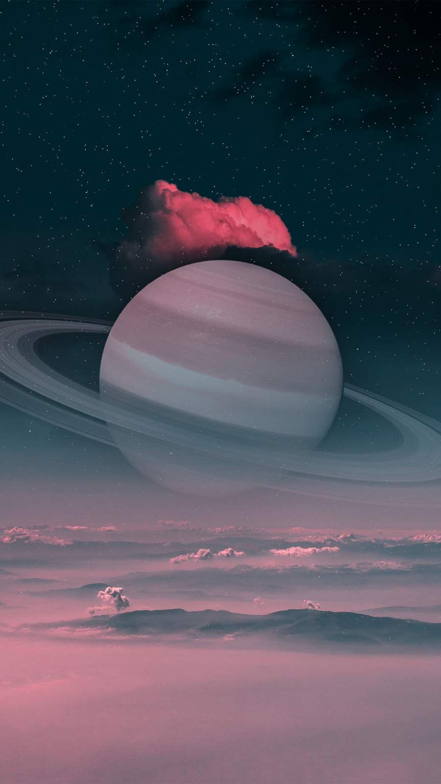 Road To Planet Saturn  IPhone Wallpapers  iPhone Wallpapers