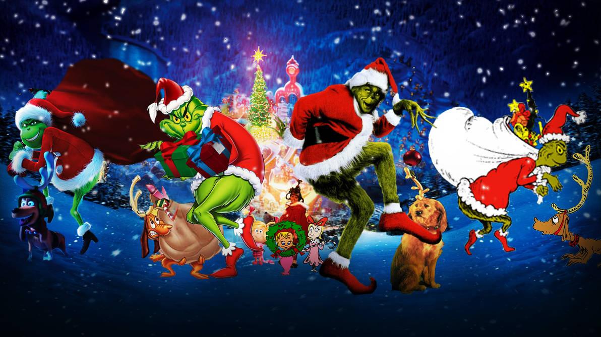 Into the Grinchverse Christmas Wallpaper by Thekingblader995 on