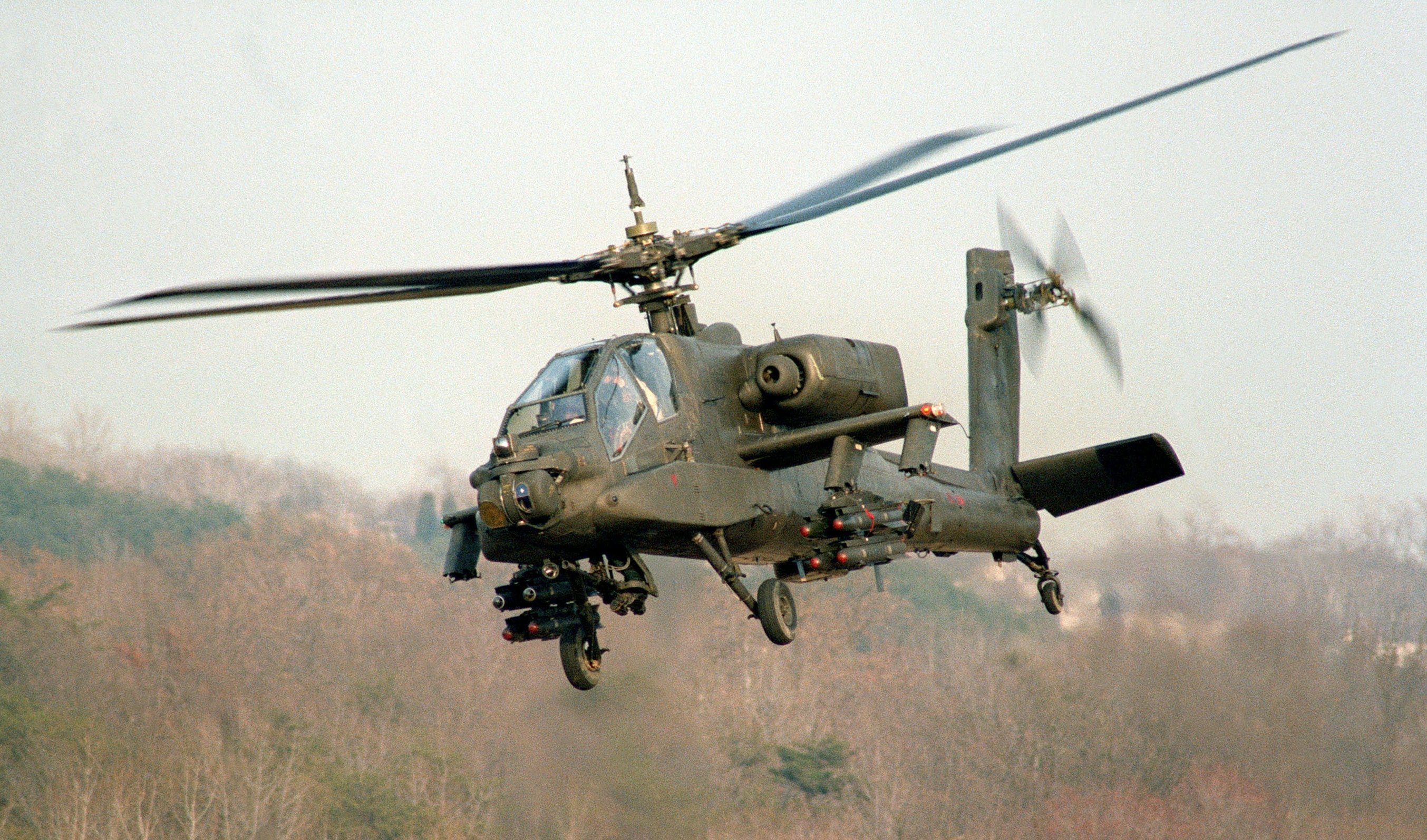 Ah Apache Attack Helicopter Army Military Weapon Wallpaper