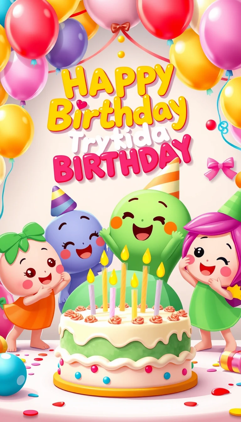 Cocomelon Happy BirtHDay Wallpaper