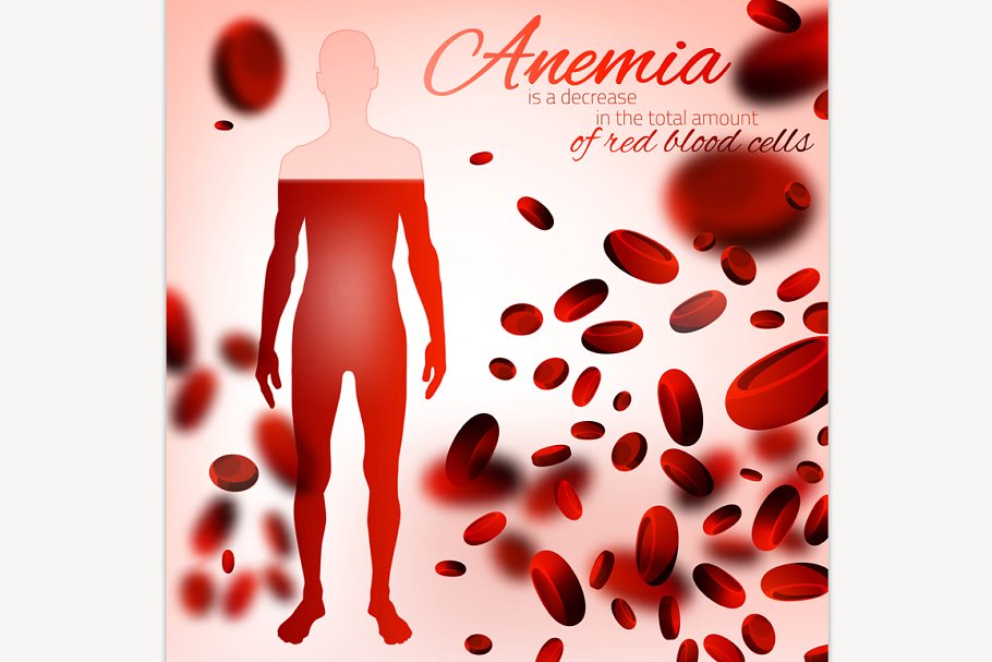 Anemia And Hemophilia Background Illustrations Creative Market