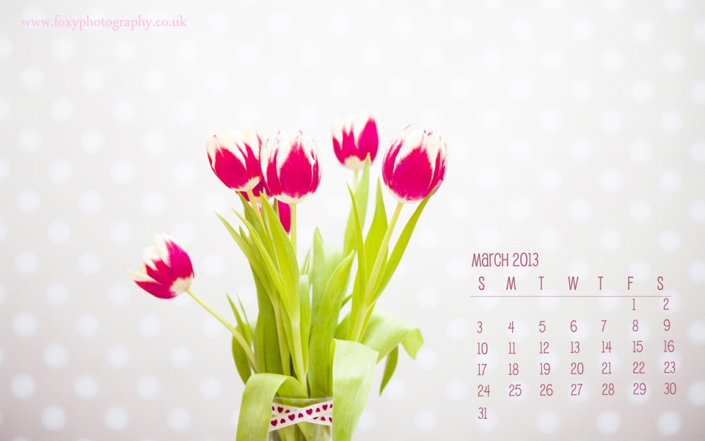 March 1st Desktop Wallpaper Calendars