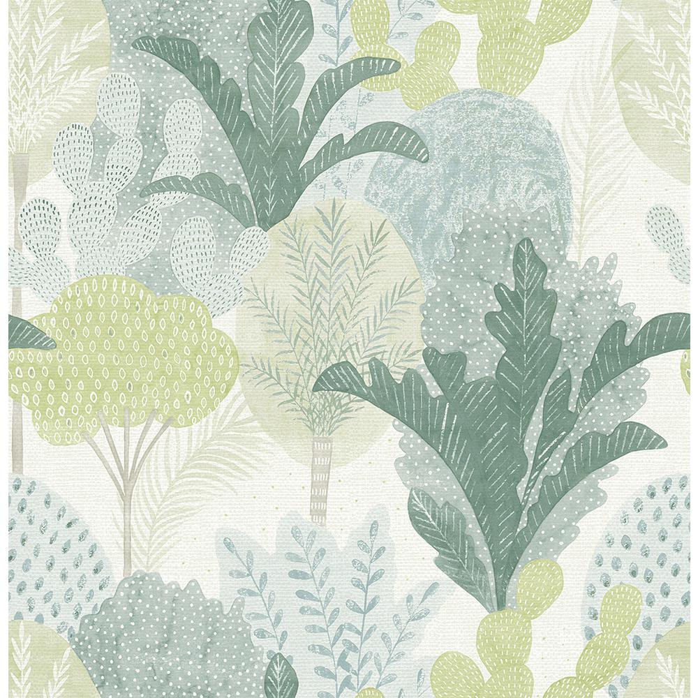 A Street Ari Green Desert Oasis Strippable Wallpaper Covers About