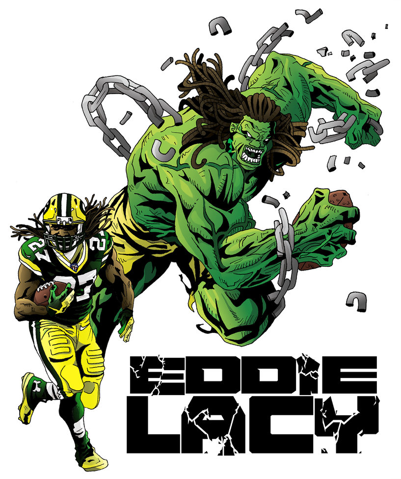 Eddie Lacy Unchained By Beauchal