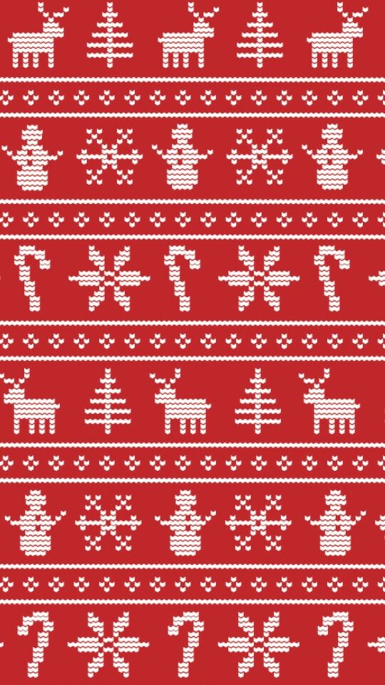Christmas Sweater Background Phone