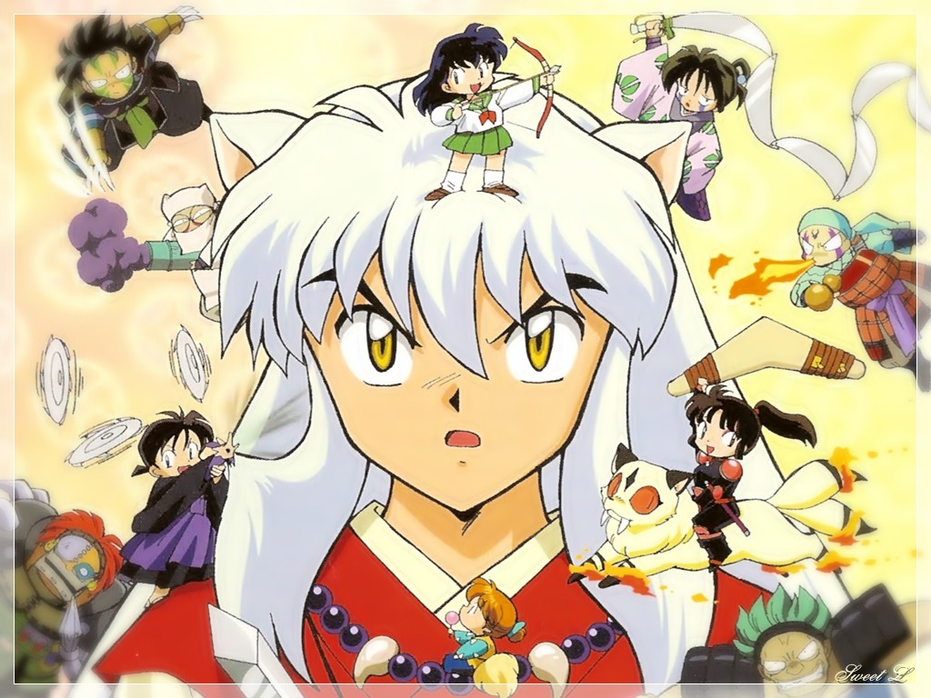 Inuyasha Characters Chibi Wallpaper Desktop Background For HD