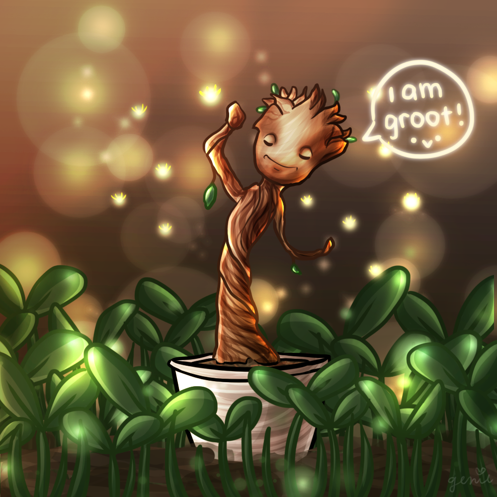 Baby Groot By Genieh