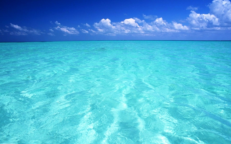 Blue Ocean Seascapes Wallpaper Nature Oceans HD Desktop