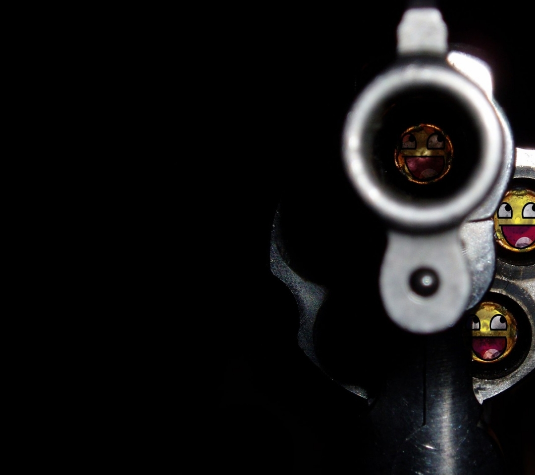 Guns Revolvers Ammunition Awesome Face Wallpaper
