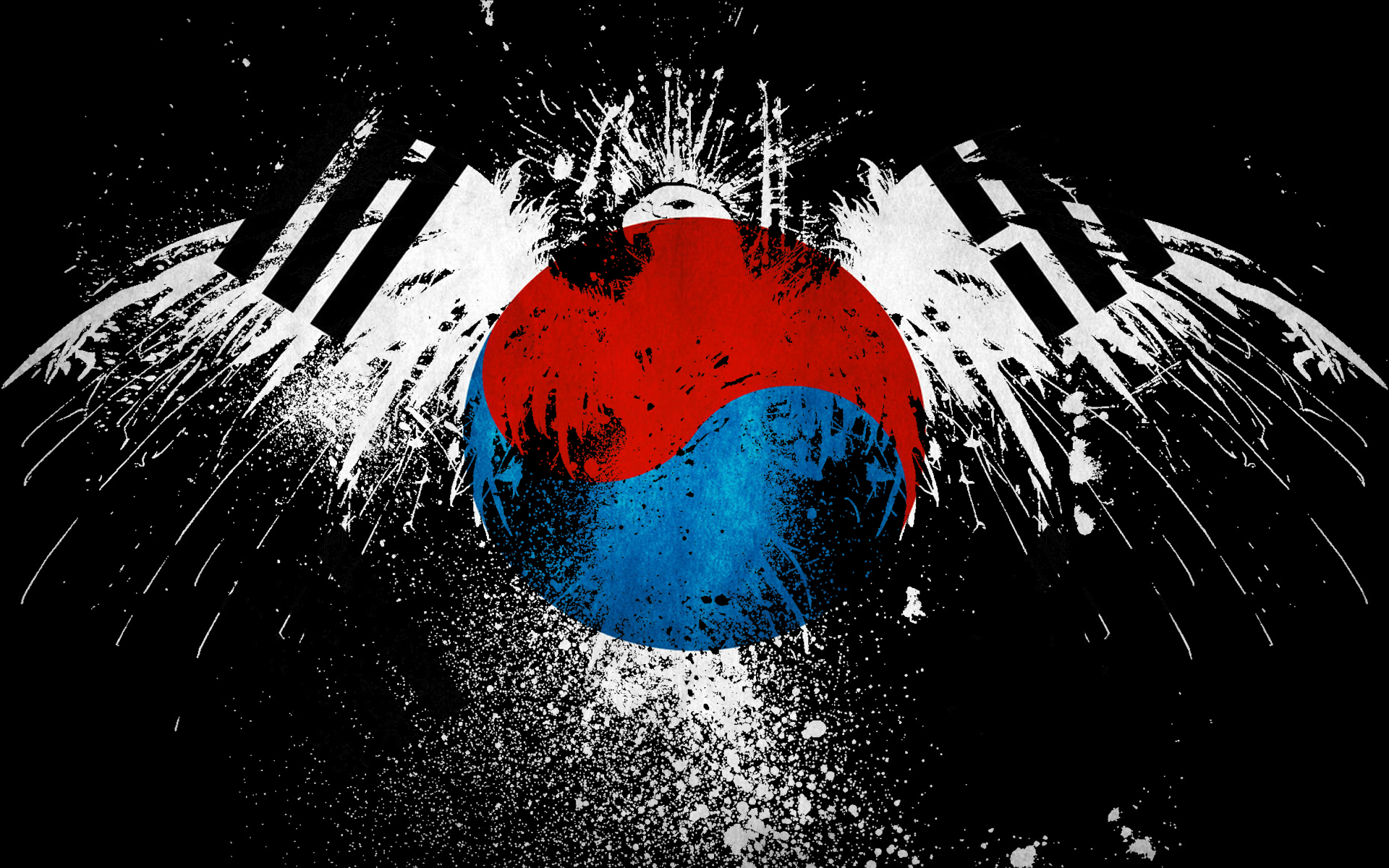 South Korean Flag Wallpaper Korean flag silky abstract