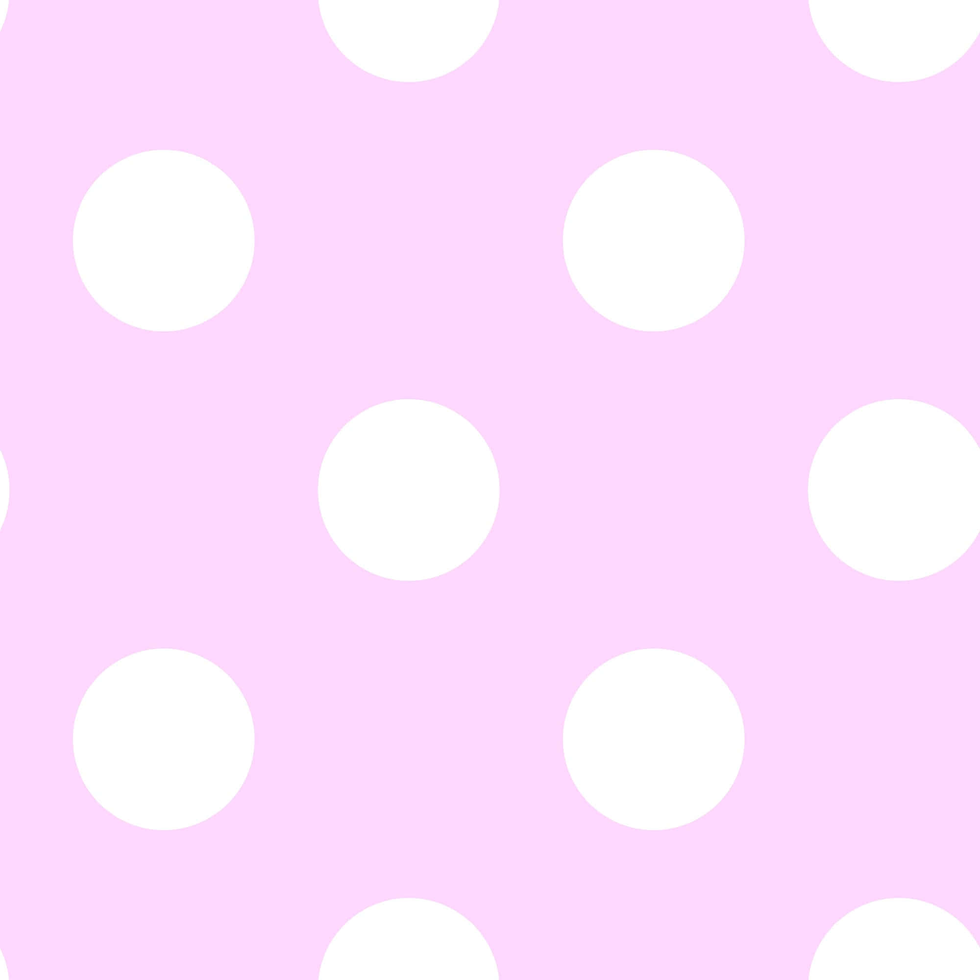 Pink And White Polka Dot Wallpaper
