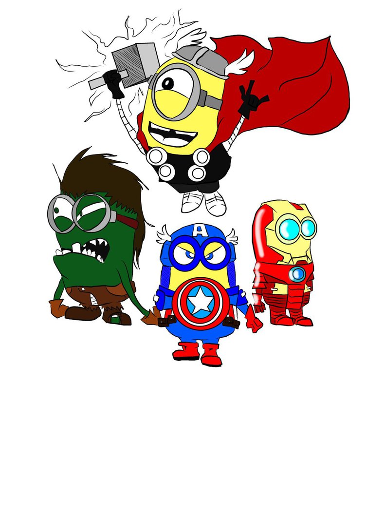 Minions Avengers By Hailmyself