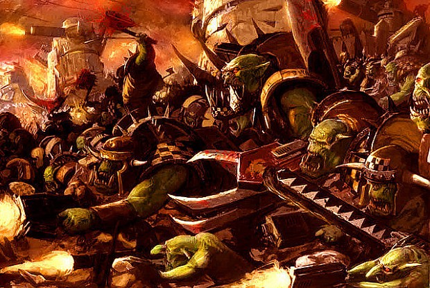 Warhammer 40k Wallpaper Orks Ork Attack