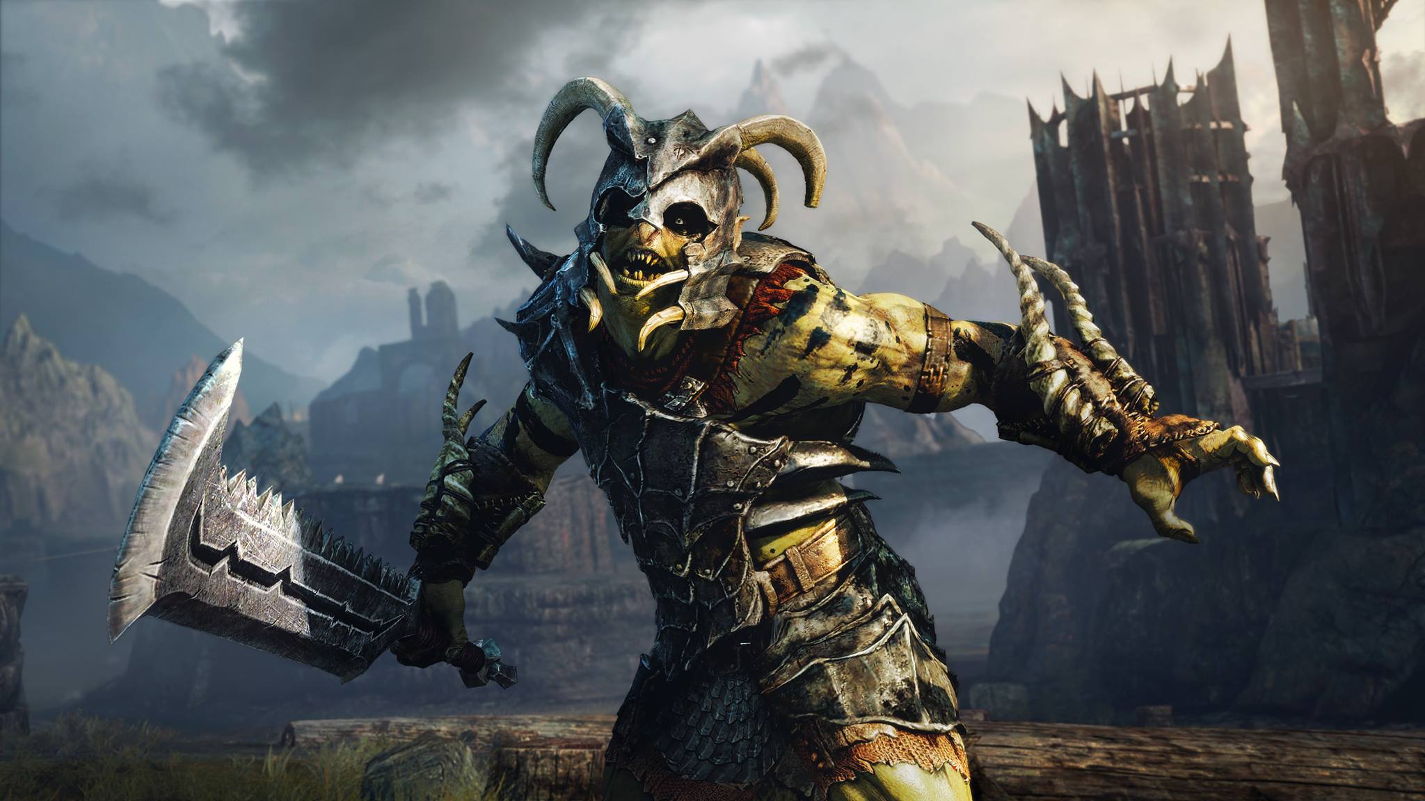 Download Middle Earth Shadow Of Mordor Fighting Wallpaper to your PC
