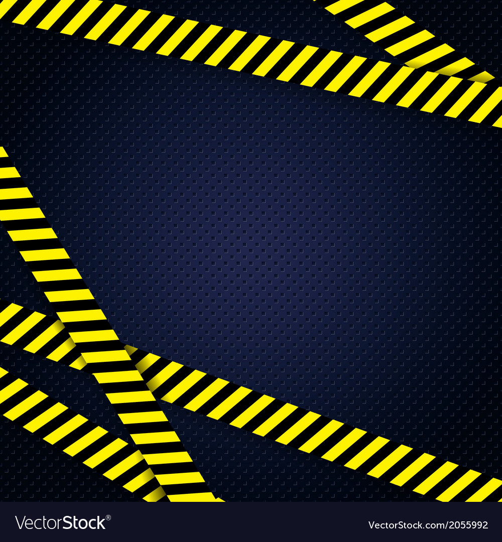 Danger Yellow Tape Grunge Background Royalty Vector