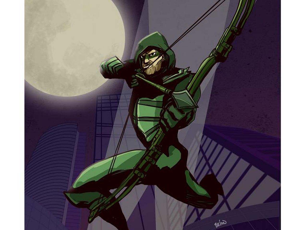 Green Arrow Puter Wallpaper Desktop Background