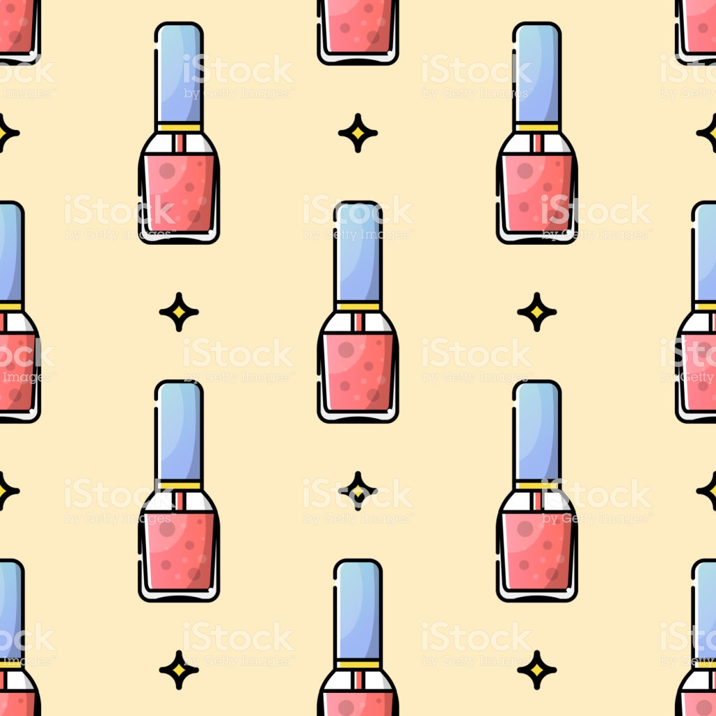 Nail Salon Tools And Accessories For Manicure Vector Flat