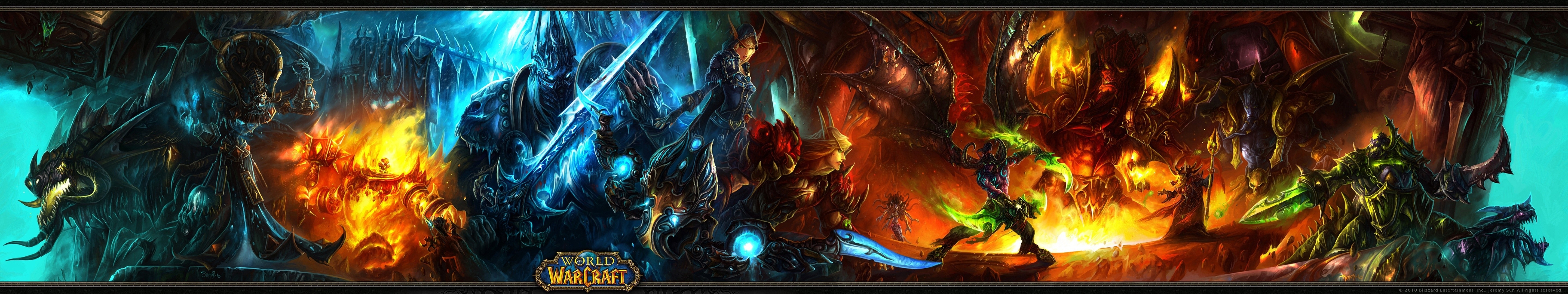 World Of Warcraft Multiscreen Wallpaper